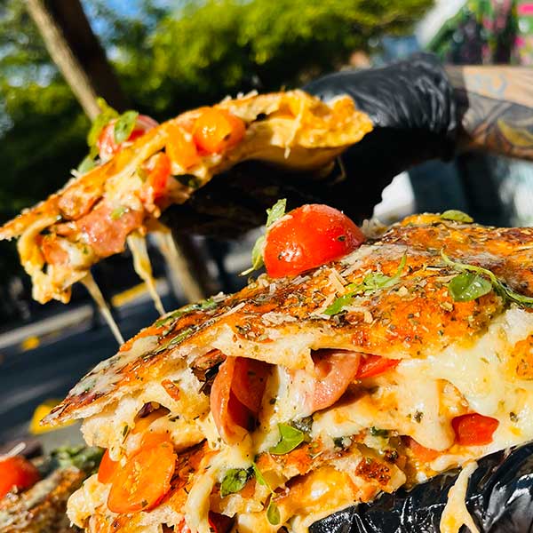 Pizza Estofada Griega | El Pizzaron